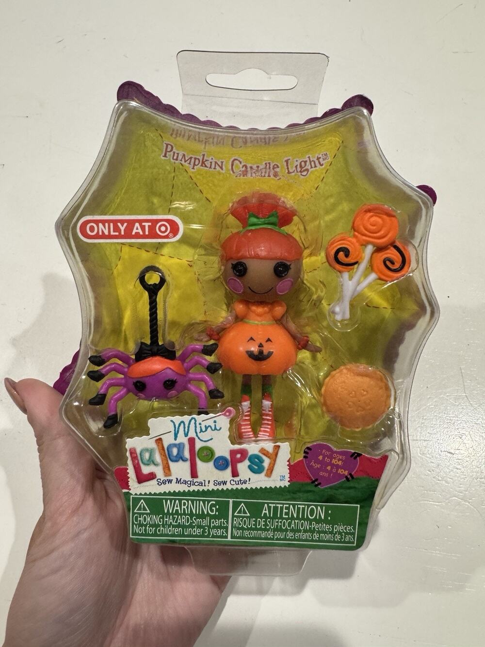 Mini Lalaloopsy Target Exclusive Pumpkin Candle Light Halloween Fall 2013